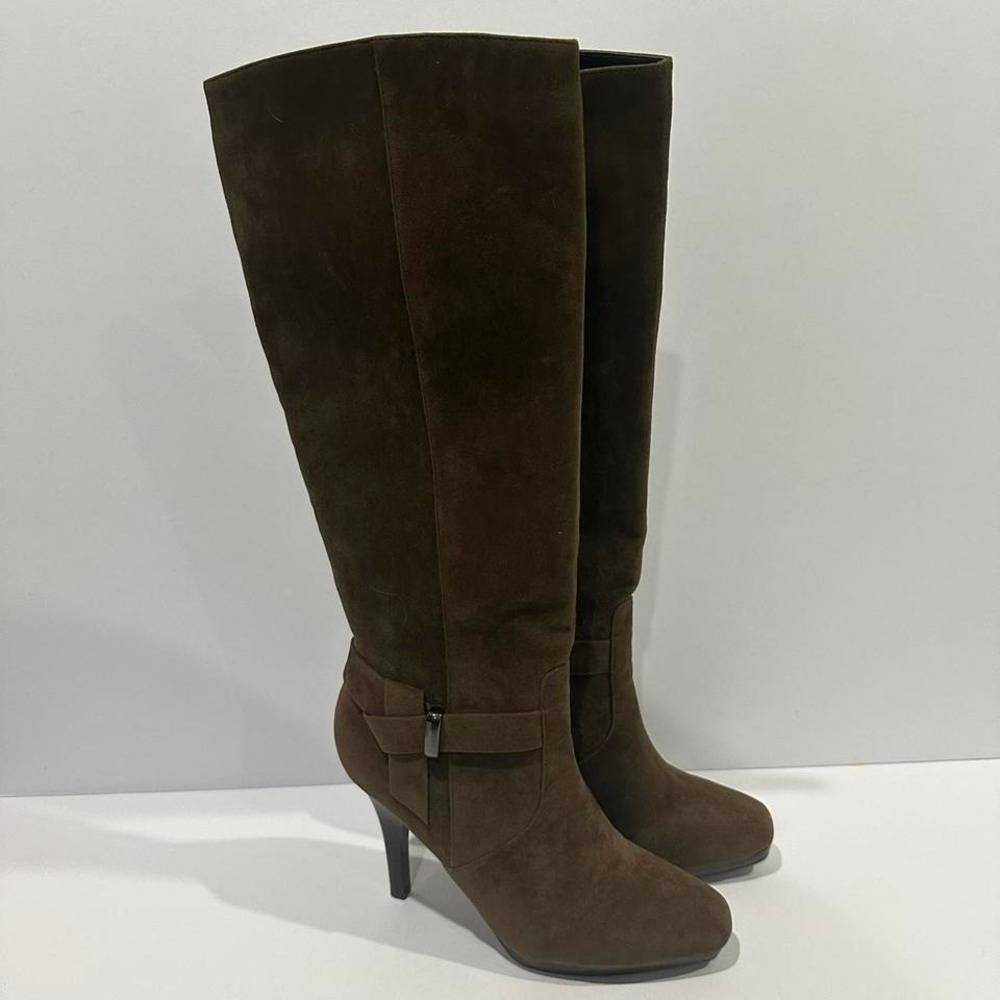 Worthington Brown High Heel Boots Size 8M